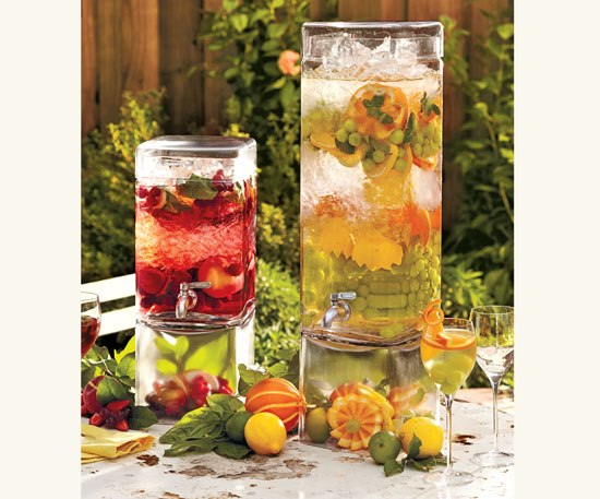 Serve your Spa Water in a glass pitcher or one of these drink dispensers from ClassicHostess.com