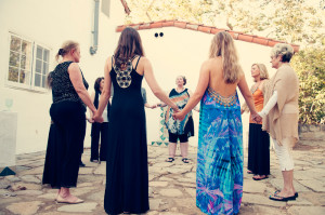 Our Goddess circle during the retreat. Photo by Anna D'Geami-The Face of a Modern Goddess