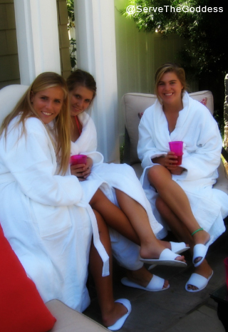 Group gatherings at a Spa party are a sure way to get your facial muscles working.