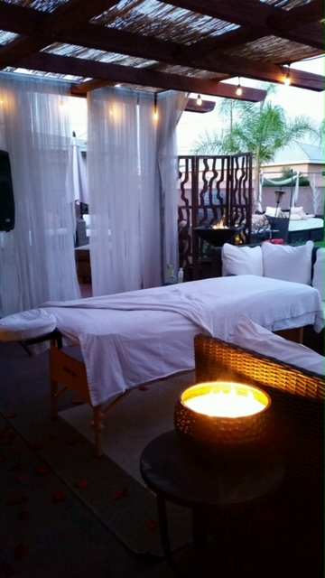 Your massage table is ready and waiting.